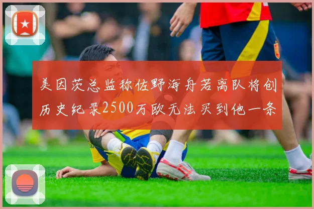 美因茨总监称佐野海舟若离队将创历史纪录2500万欧无法买到他一条腿